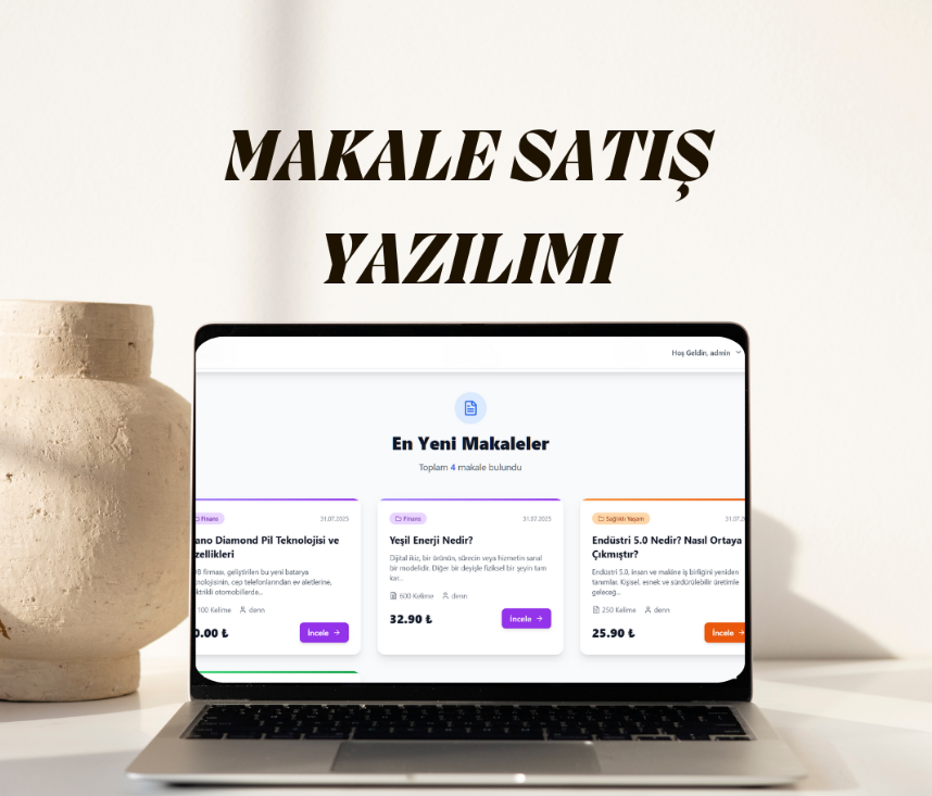 Makale Satış Yazılımı